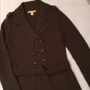 Green-Brown Cardigan
